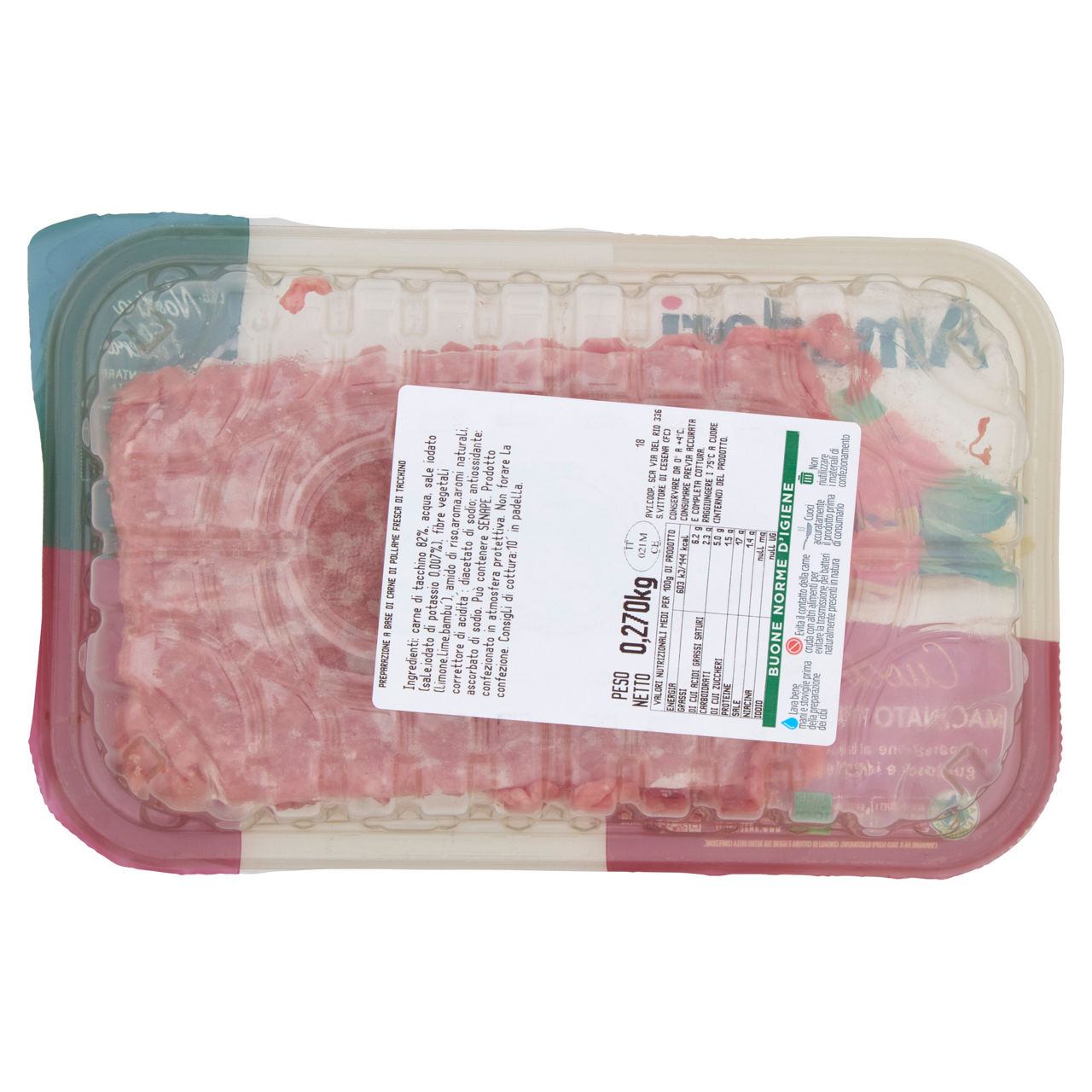 Macinato fine di tacchino 270 gr - Immagine 11