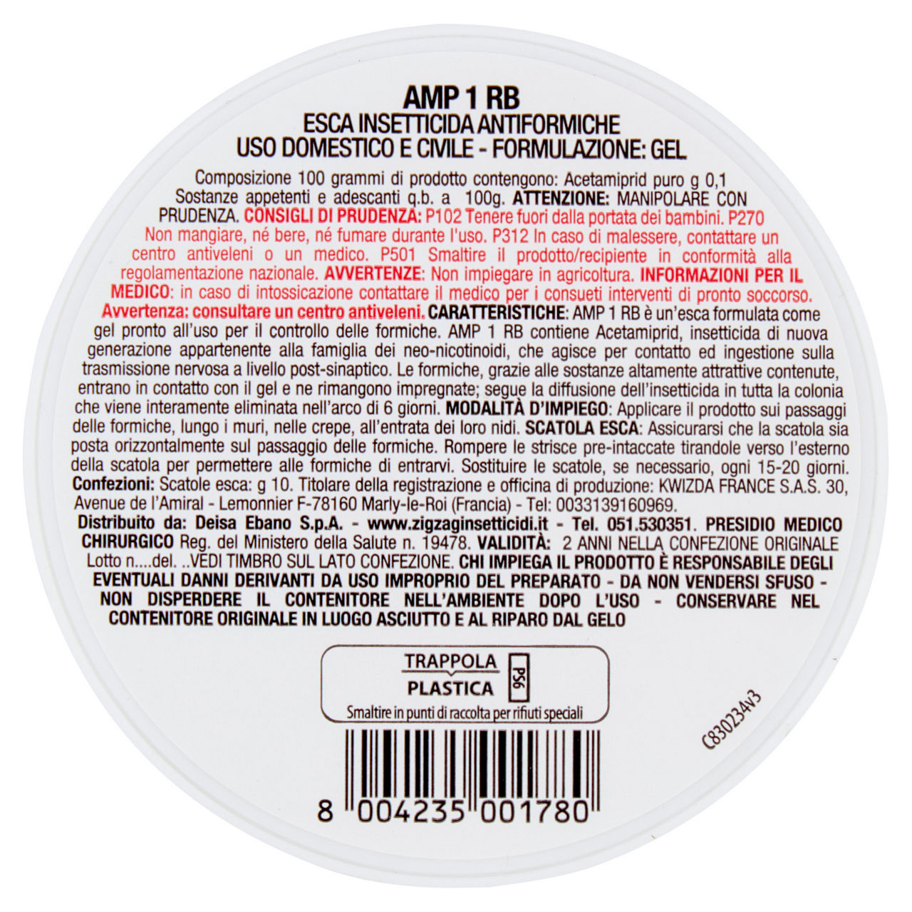 Esca insetticida antiformiche 100 gr - Immagine 31