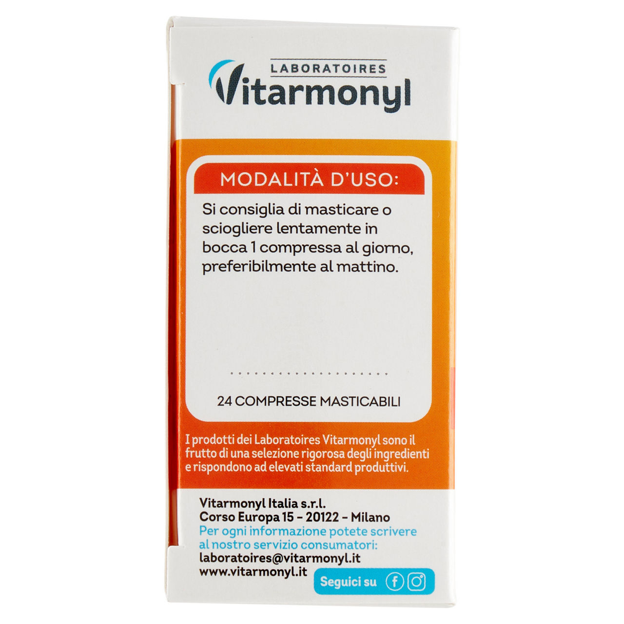 Integratore alimentare vitamina C per difese immunitarie 24 compresse masticabili - Immagine 51
