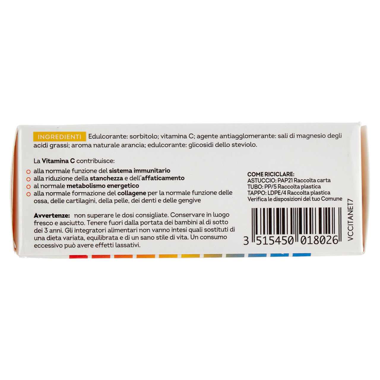 Integratore alimentare vitamina C per difese immunitarie 24 compresse masticabili - Immagine 21