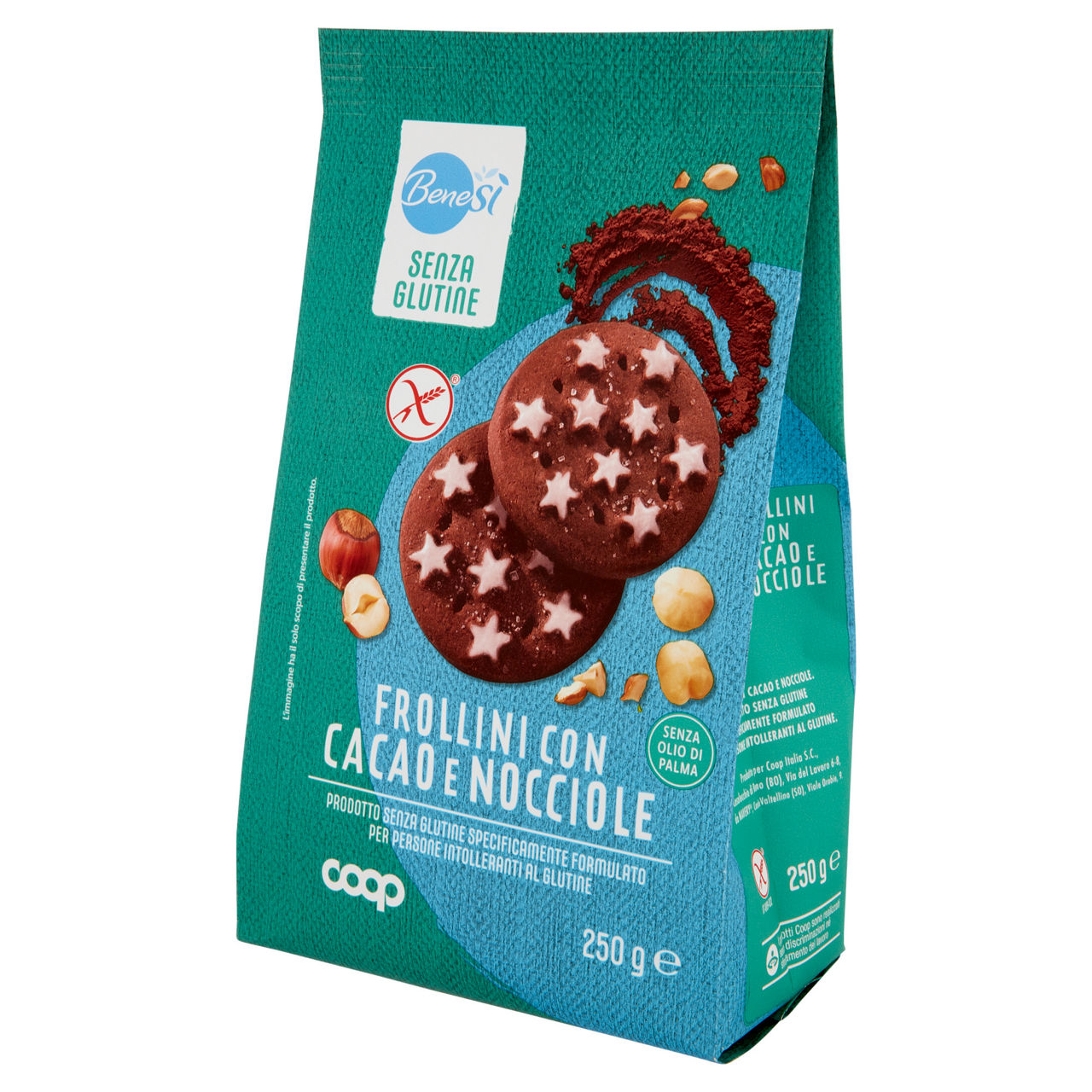 Biscotti frollini con cacao e nocciole senza glutine 250 gr - Immagine 31