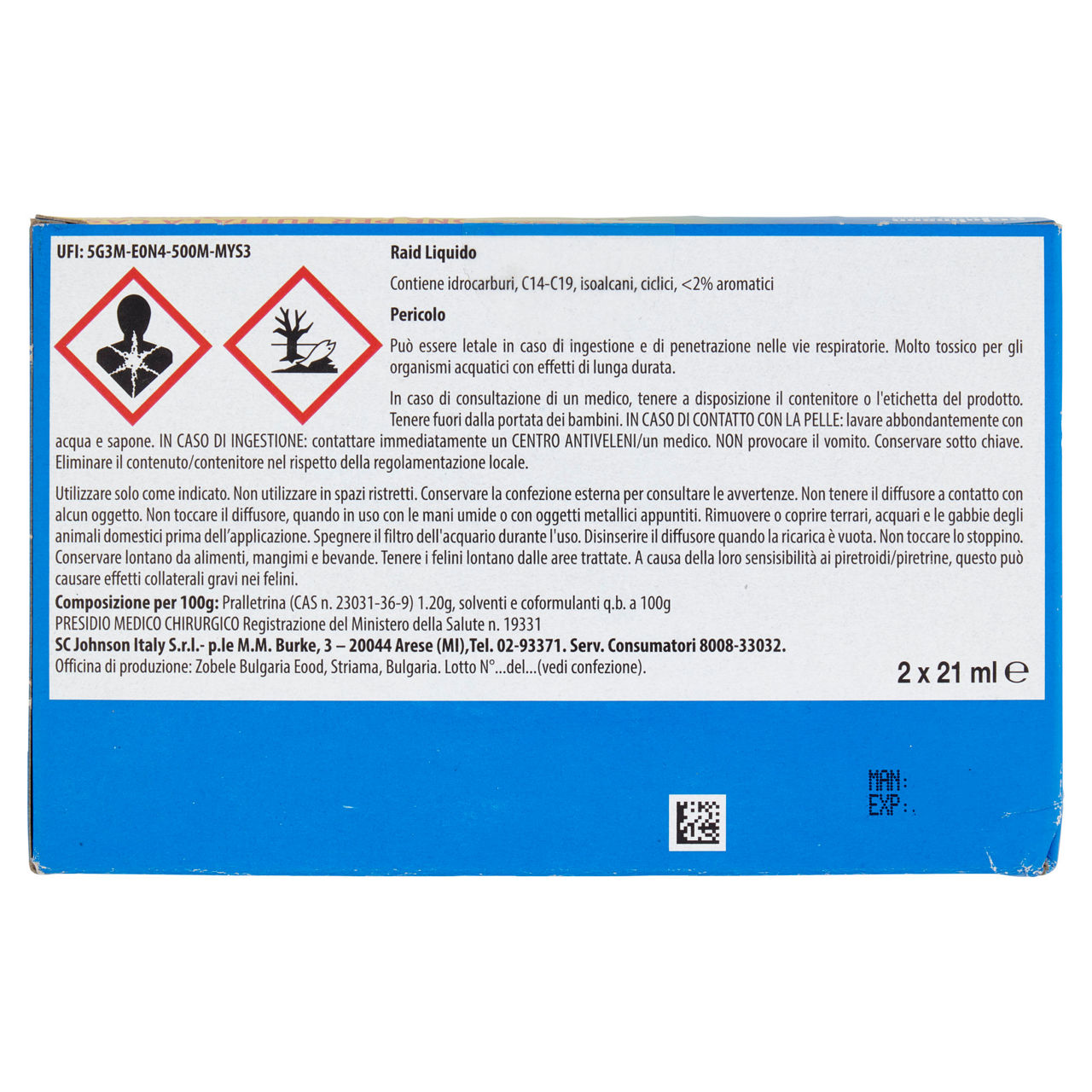 Insetticida elettroemanatore con ricarica liquida 2 pz - Immagine 61