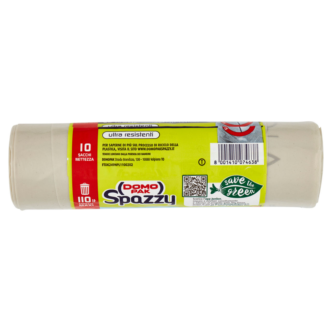 Sacchi nettezza trasparenti antiforo con manici 110 lt 10 pz - Immagine 11