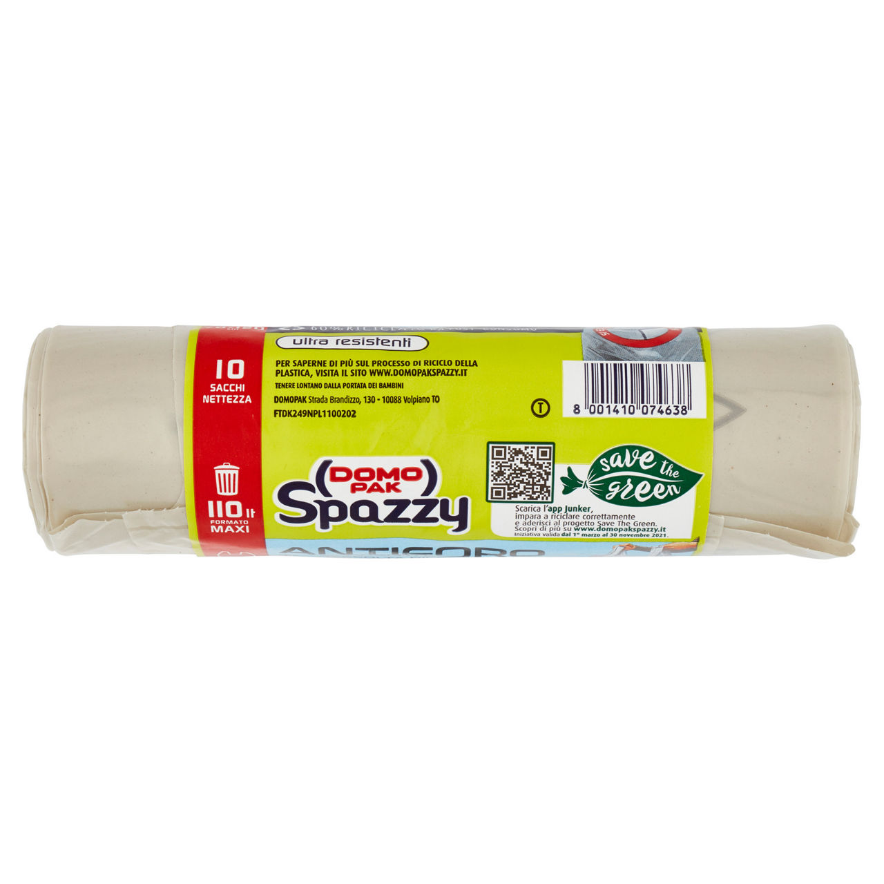 Sacchi nettezza trasparenti antiforo con manici 110 lt 10 pz - Immagine 31