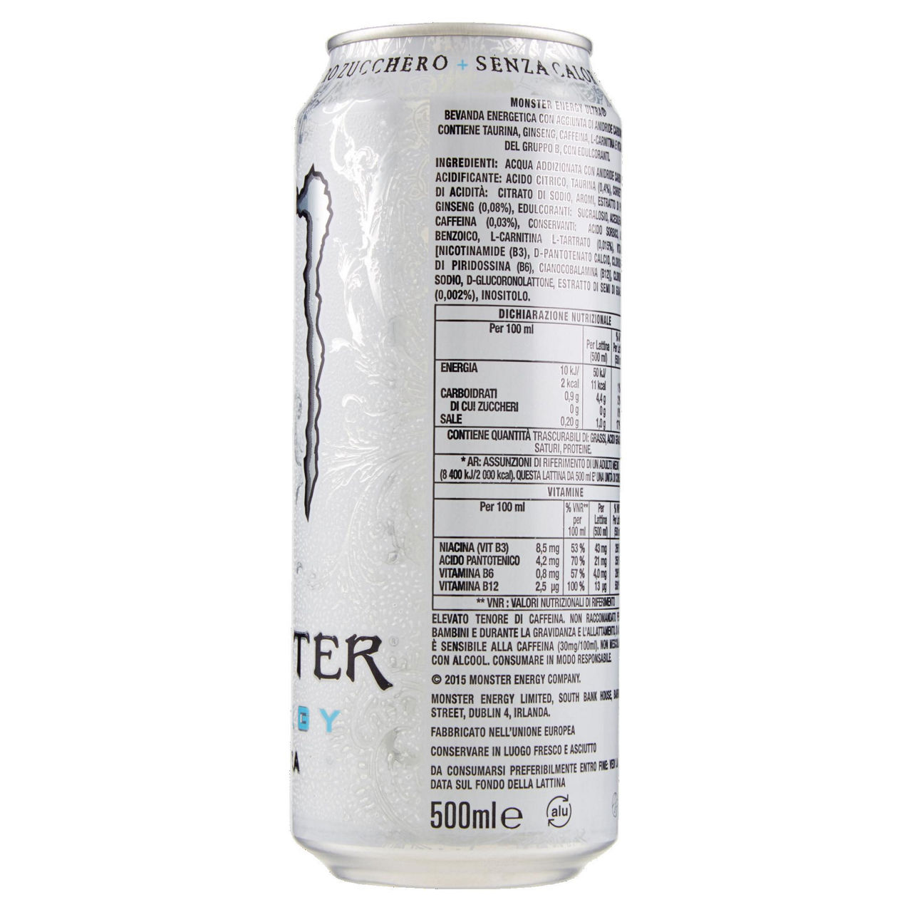 Bevanda energy drink ultra zero monster lattina ml 500 - Immagine 11