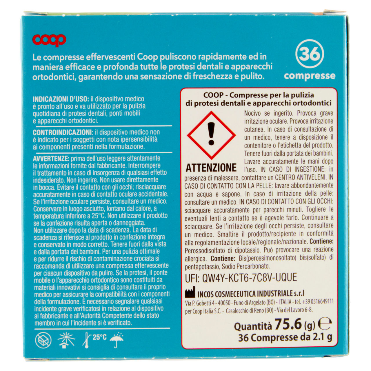Compresse pulitrici per protesi dentali 36 pz - Immagine 51