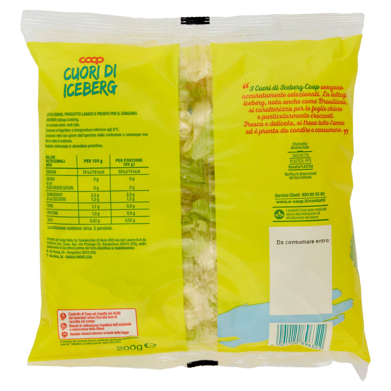 Insalata cuori di iceberg 200 gr - Immagine 111