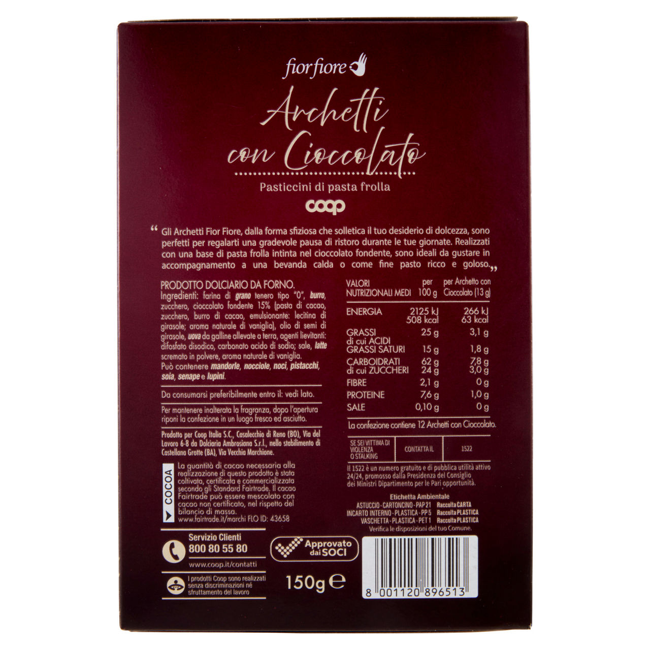 Pasticcini di pasta frolla archetti con cioccolato 150 gr - Immagine 21
