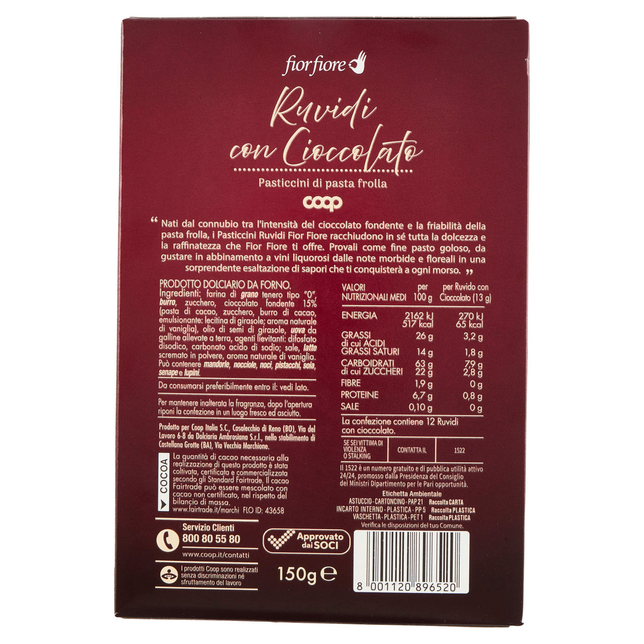 Pasticcini di pasta frolla ruvidi con cioccolato 150 gr - Immagine 11