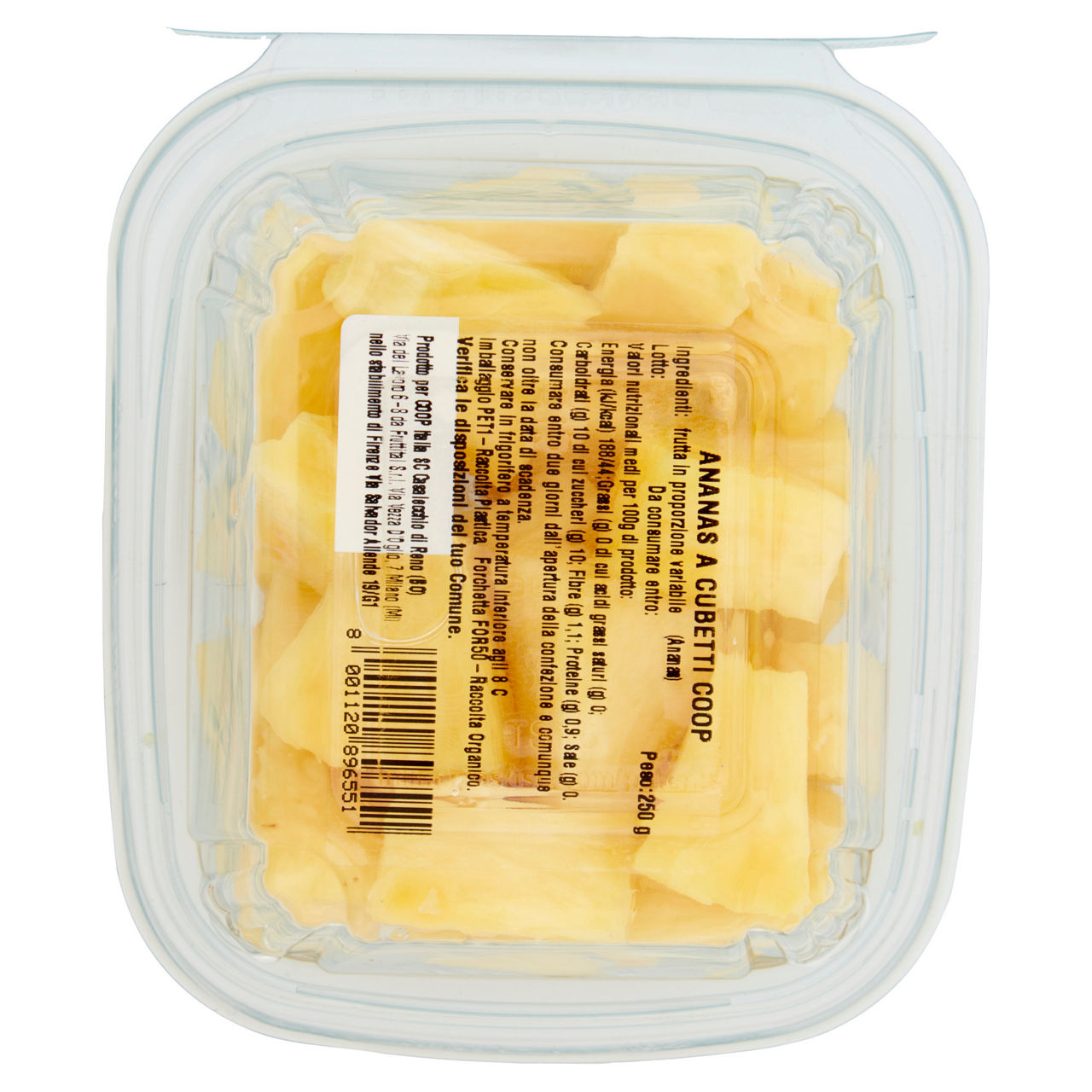 Ananas a cubetti 250 gr - Immagine 131