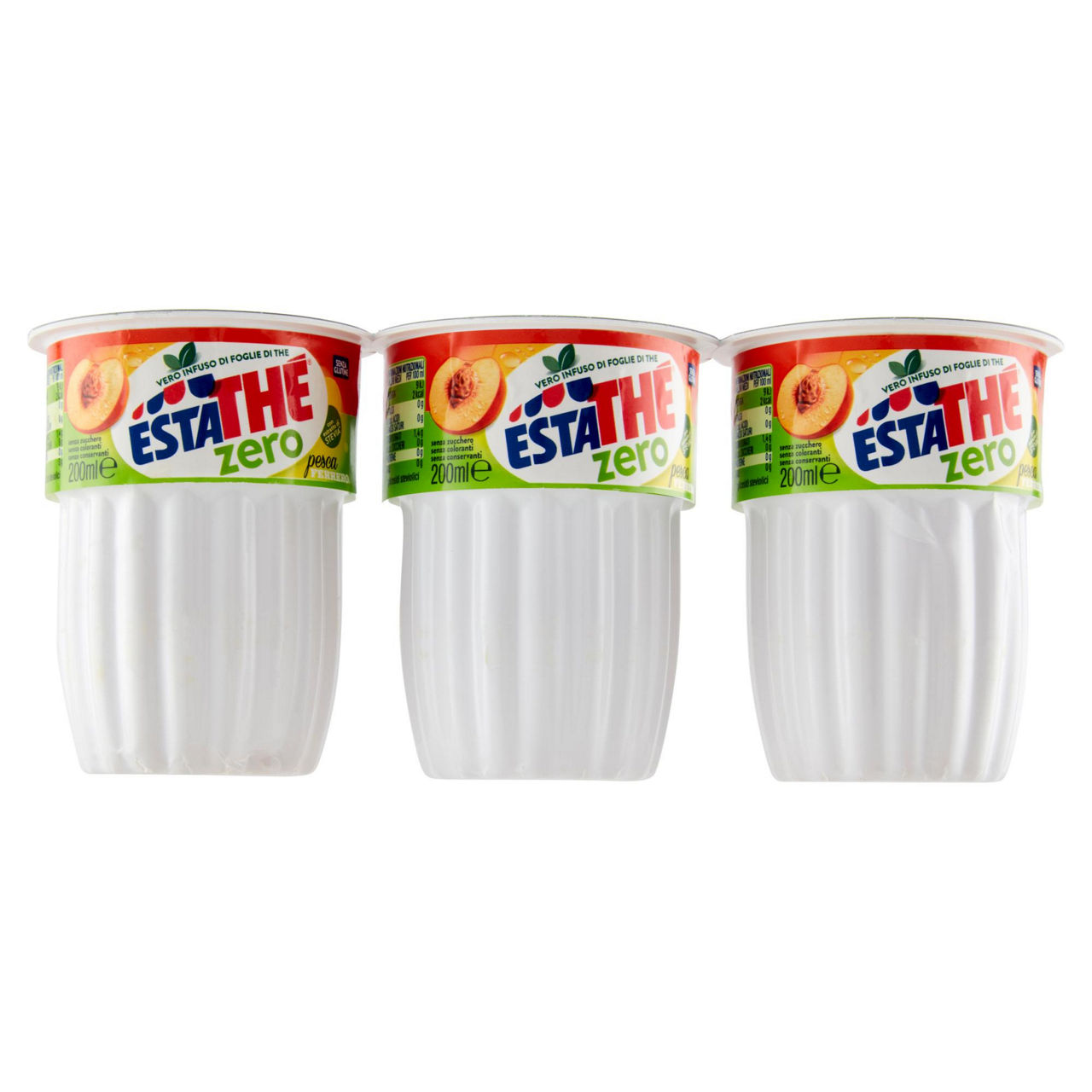 Estathé zero alla pesca 3 pz x 200 ml - Immagine 01