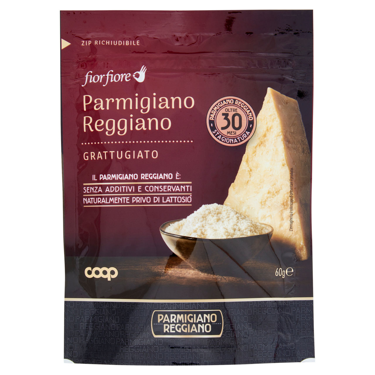 Parmigiano Reggiano DOP oltre 30 mesi grattugiato 60 gr - Immagine 11