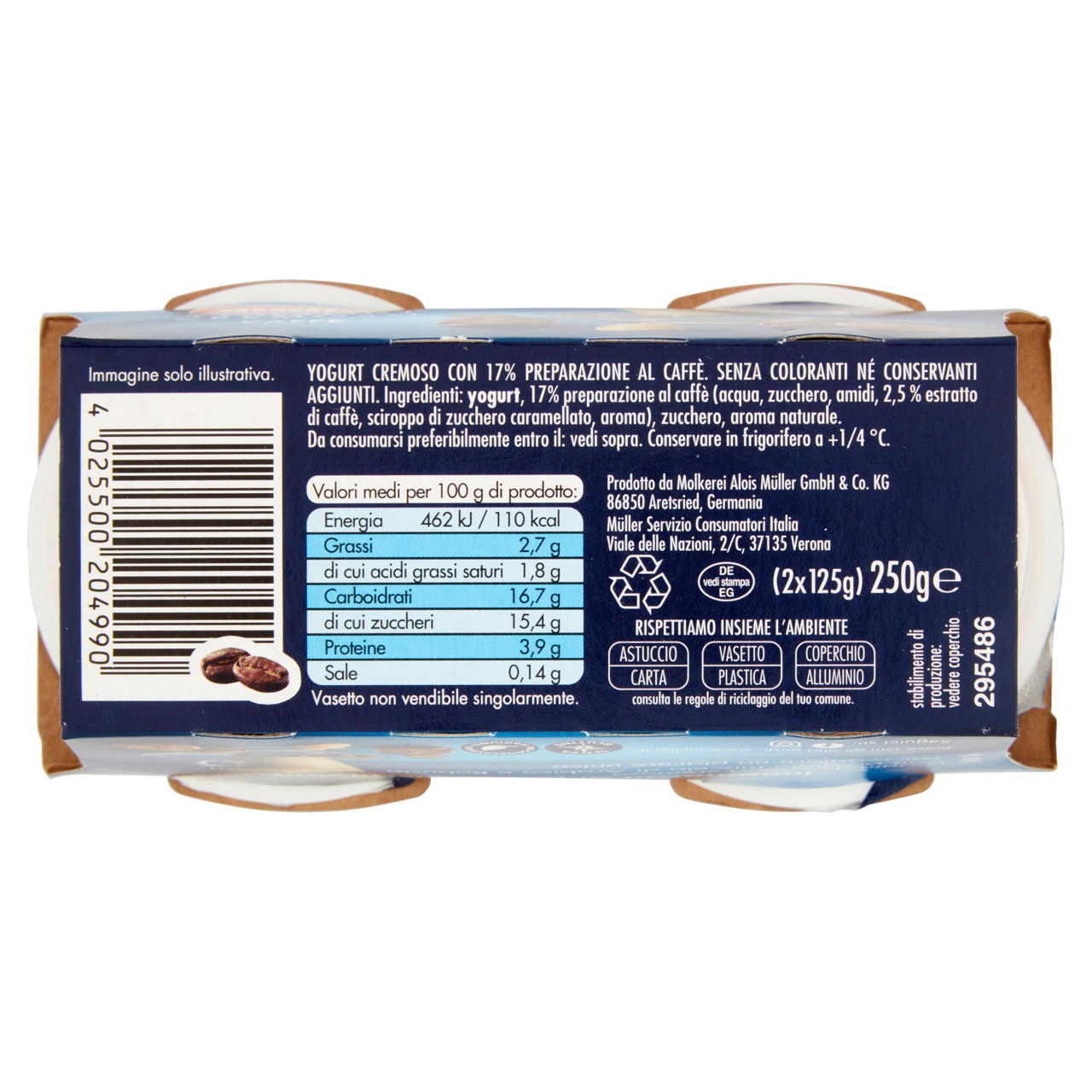 Yogurt cremoso al caffè 2 pz da 125 gr - Immagine 31