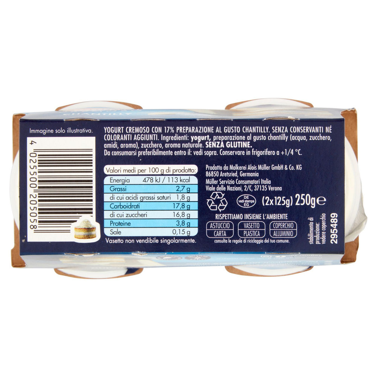 Yogurt cremoso gusto chantilly 2 pz da 125 gr - Immagine 31