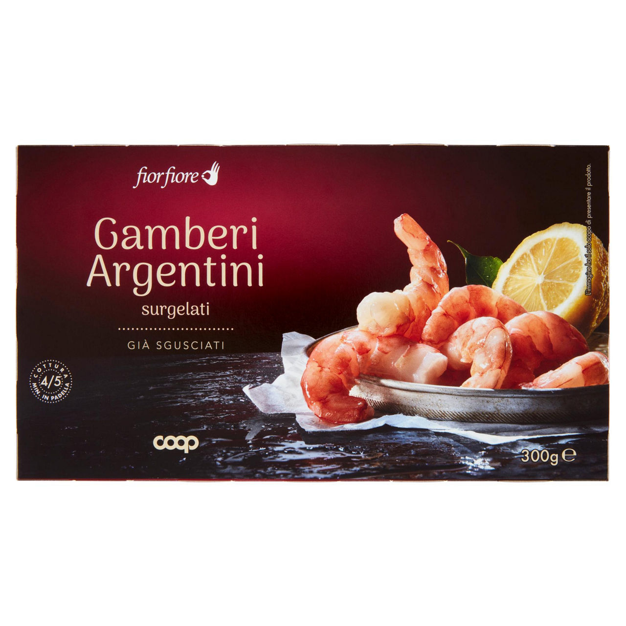 Gamberi Argentini sgusciati e surgelati 300 gr