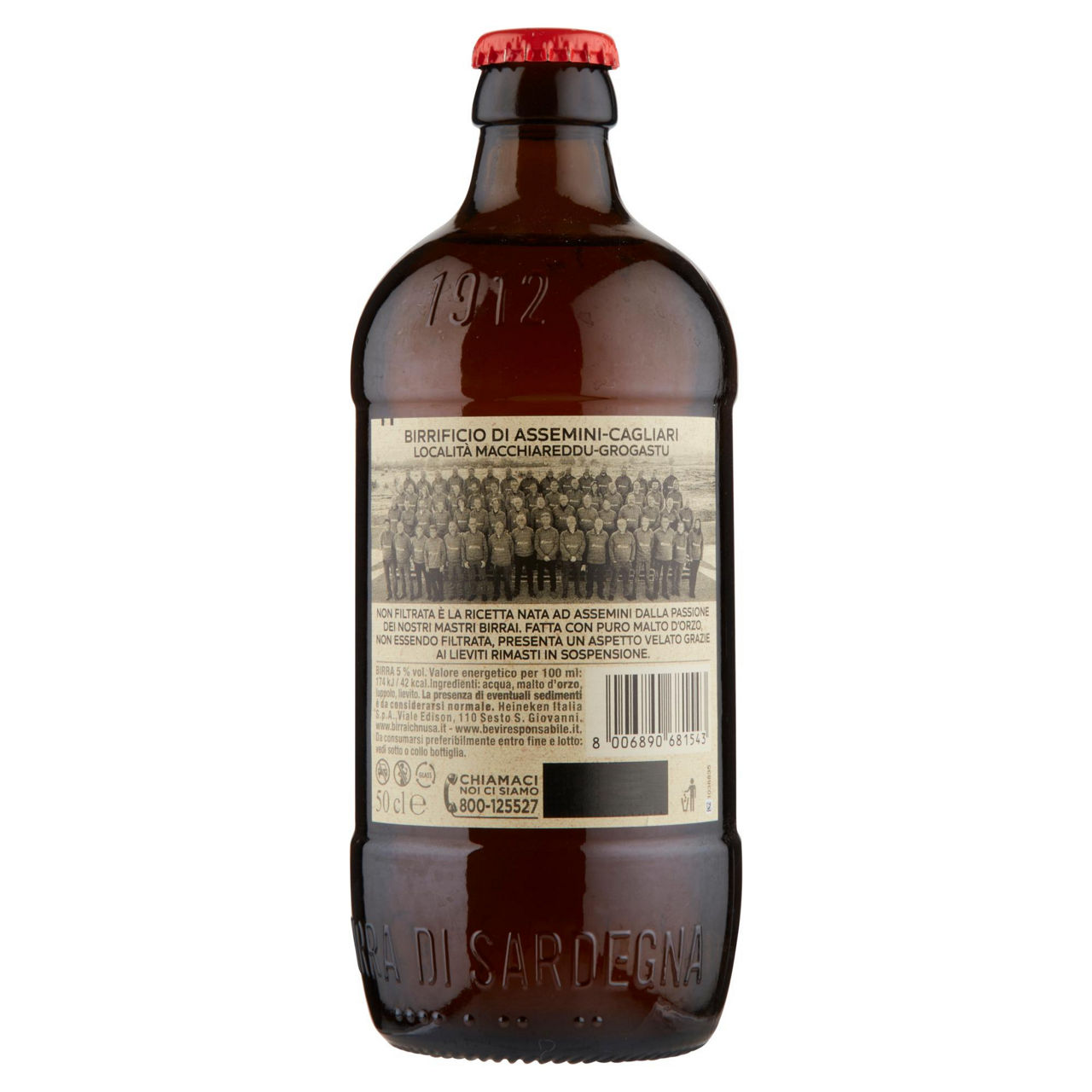 Birra Ichnusa non filtrata 500 ml - Immagine 51