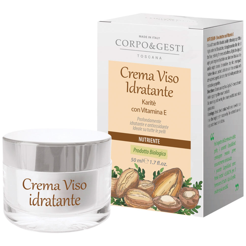 Crema viso idratante karite' 50ml. - Immagine 01