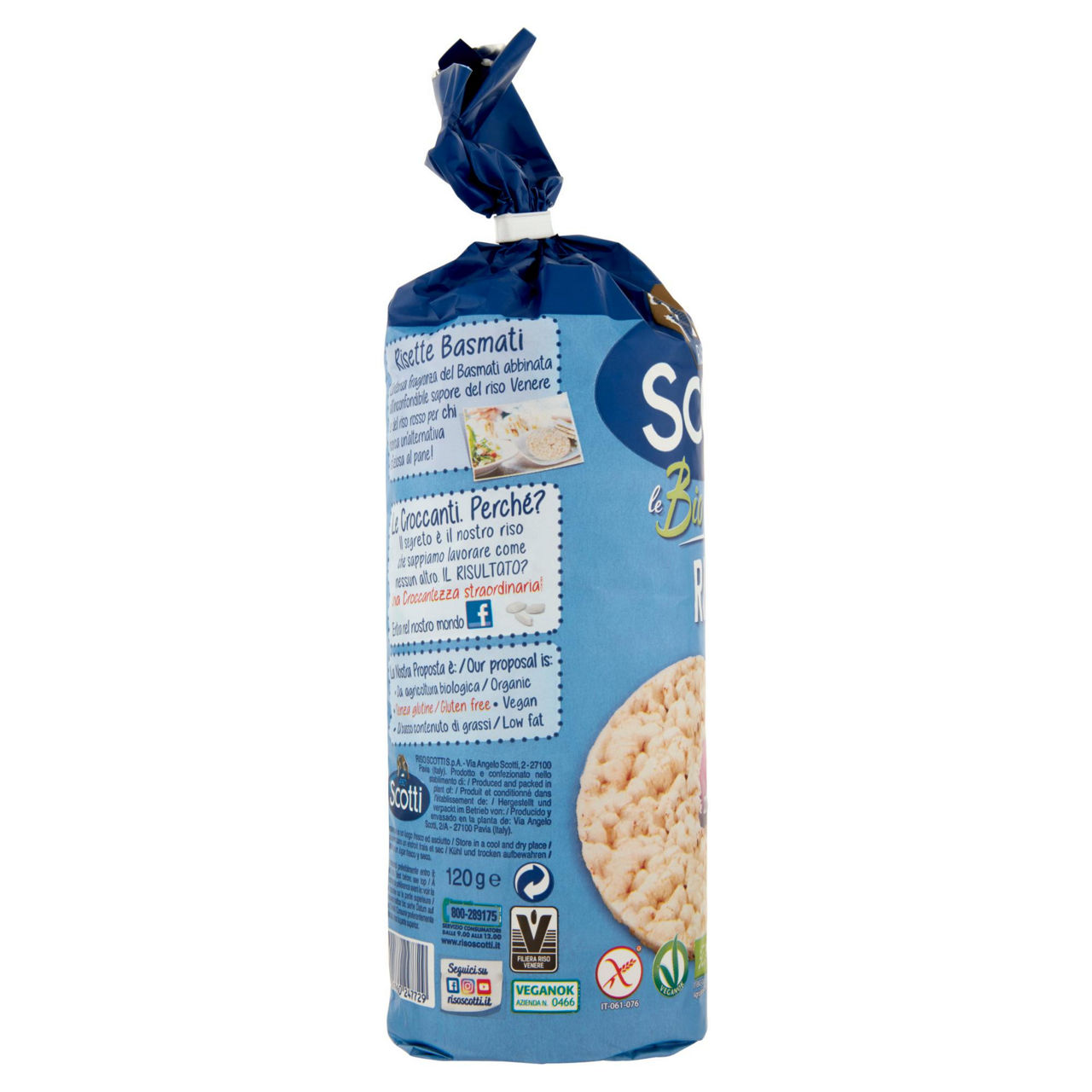 Gallette di riso basmati Risette bio 120 gr - Immagine 51