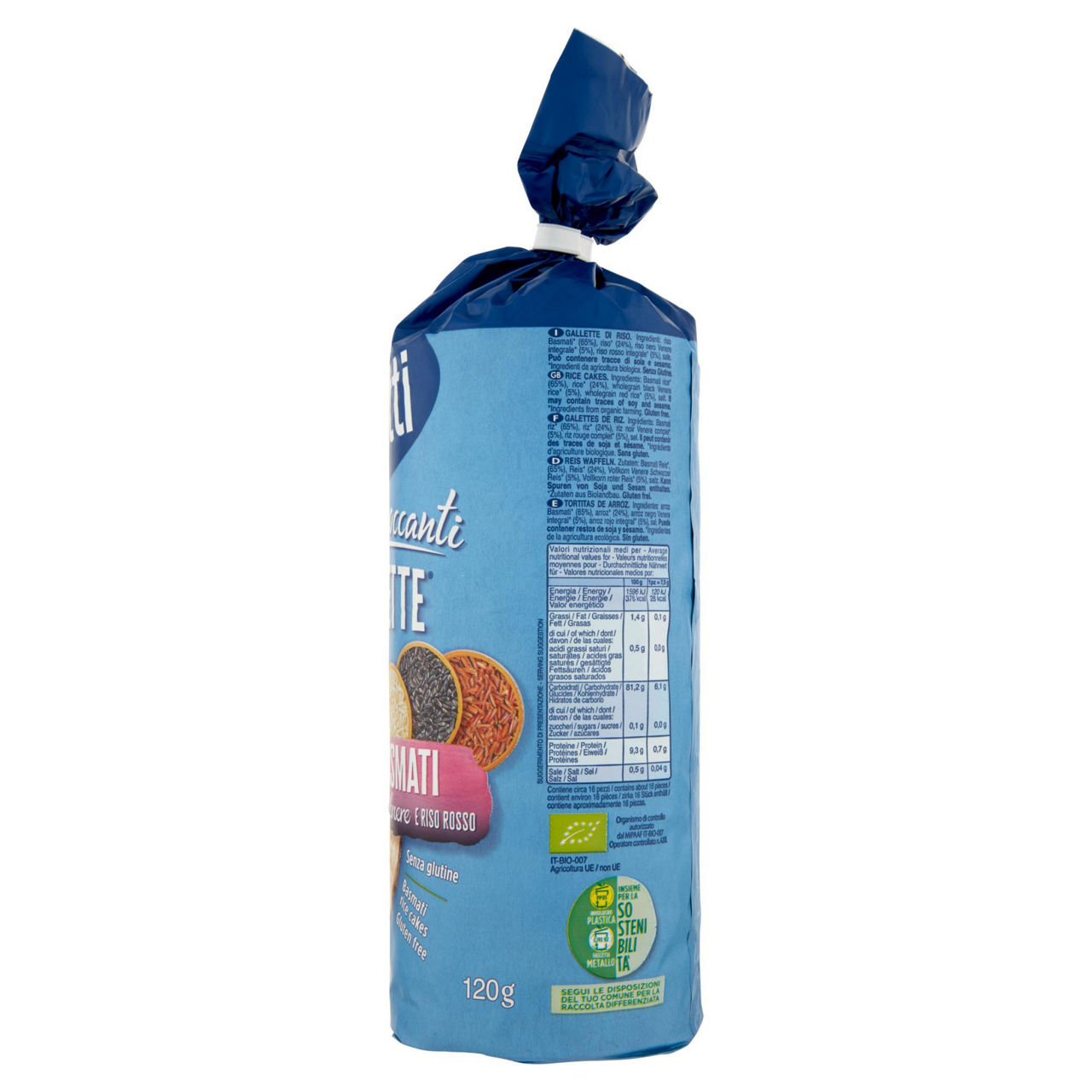 Gallette di riso basmati Risette bio 120 gr - Immagine 31