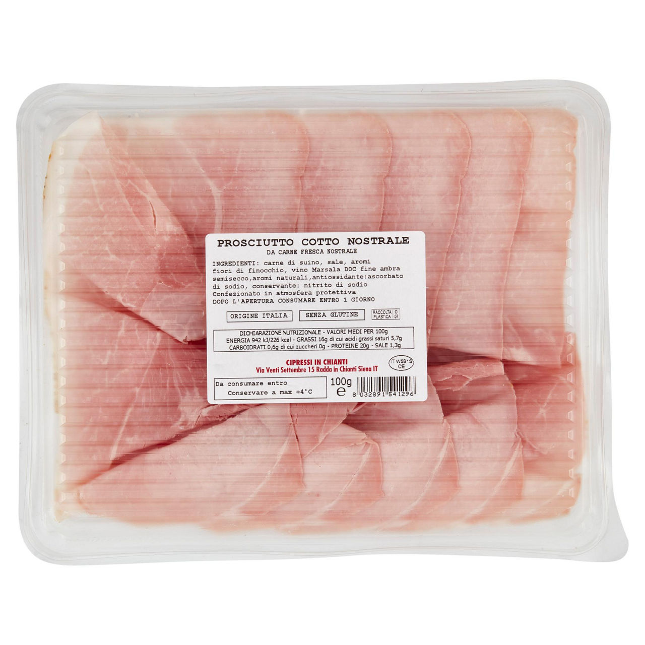 Prosciutto cotto nostrale affettato 100 gr - Immagine 11