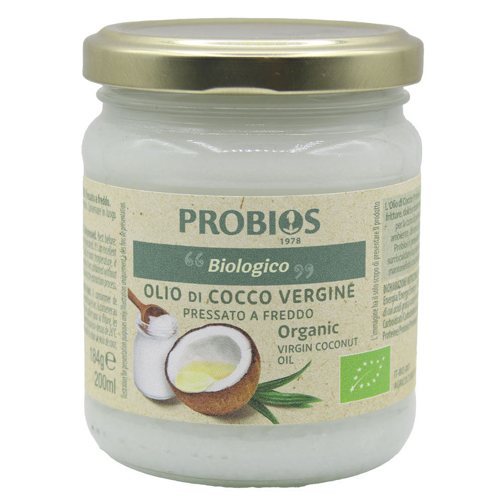 Olio di cocco vergine bio 200 ml