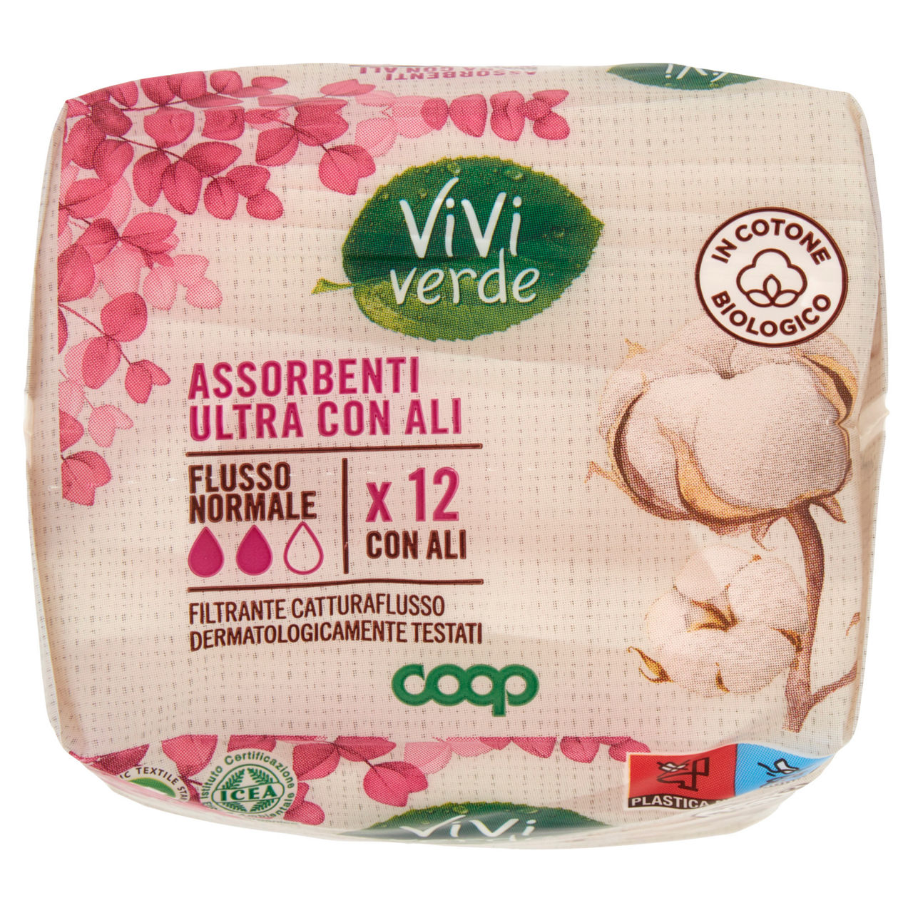 Assorbenti ultra con ali in cotone biologico flusso normale vivi verde 12 pz - Immagine 21