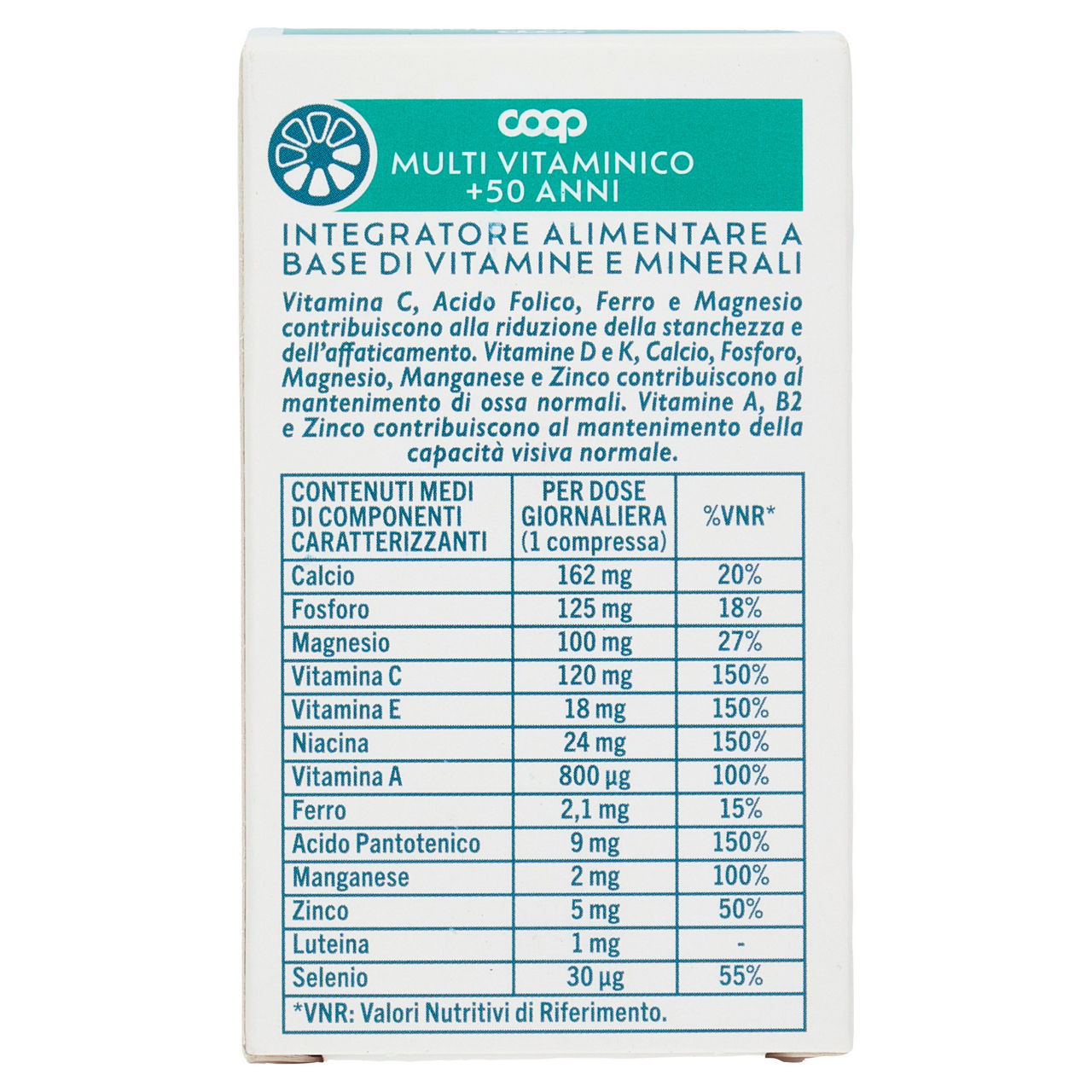 Integratore alimentare multivitaminico senior +50 anni 30 compresse - Immagine 11