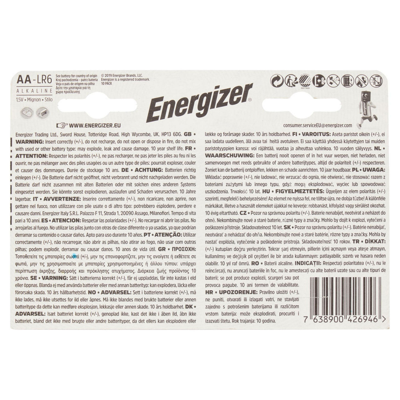 Pile stilo AA 10 pz - Immagine 161