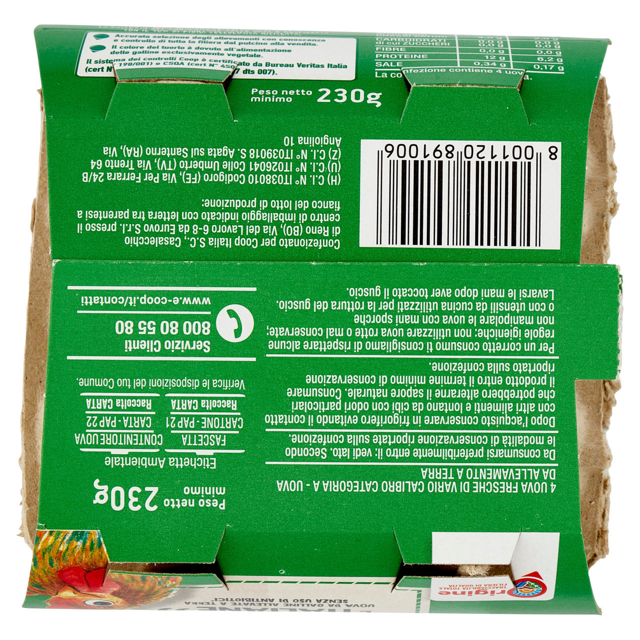 Uova fresche da allevamento a terra 4 pz - Immagine 171