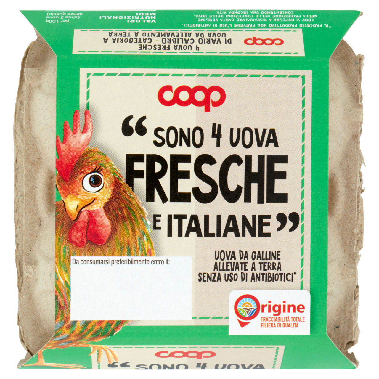 Uova fresche da allevamento a terra 4 pz - Immagine 11
