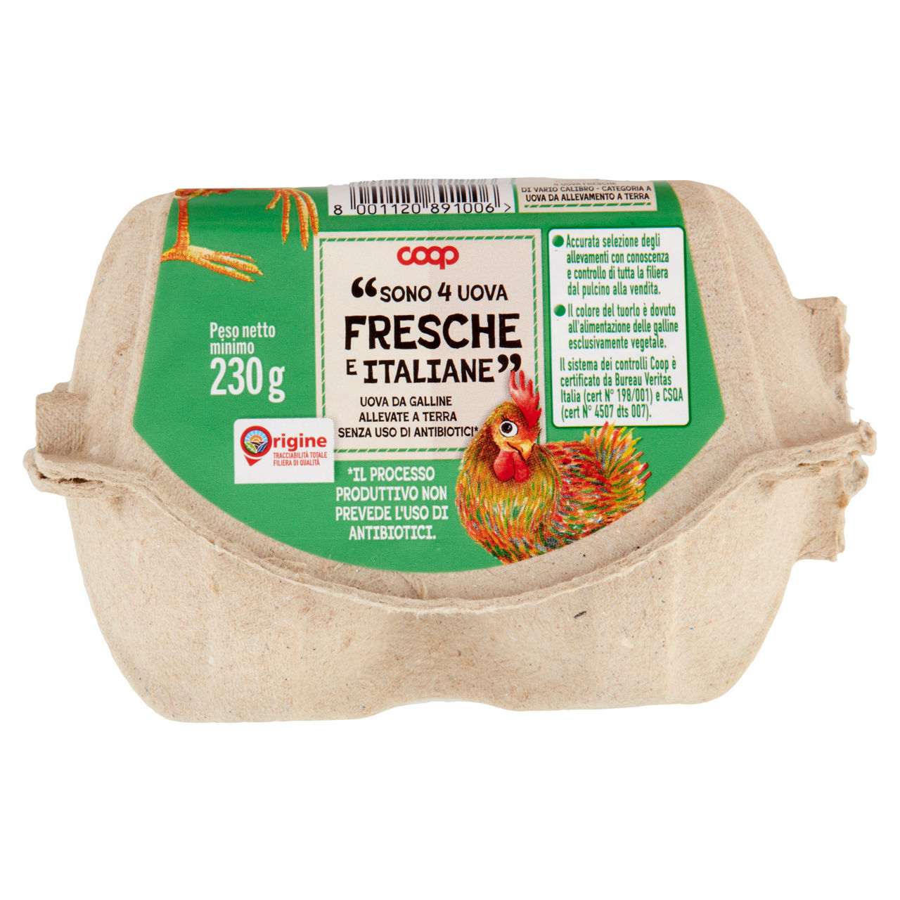Uova fresche da allevamento a terra 4 pz - Immagine 211