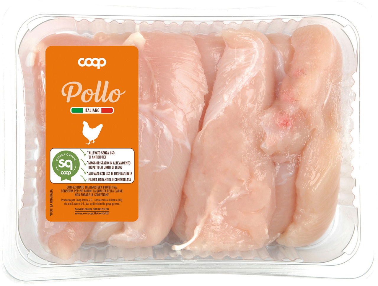Petto di pollo a filetti 400 gr - Immagine 01