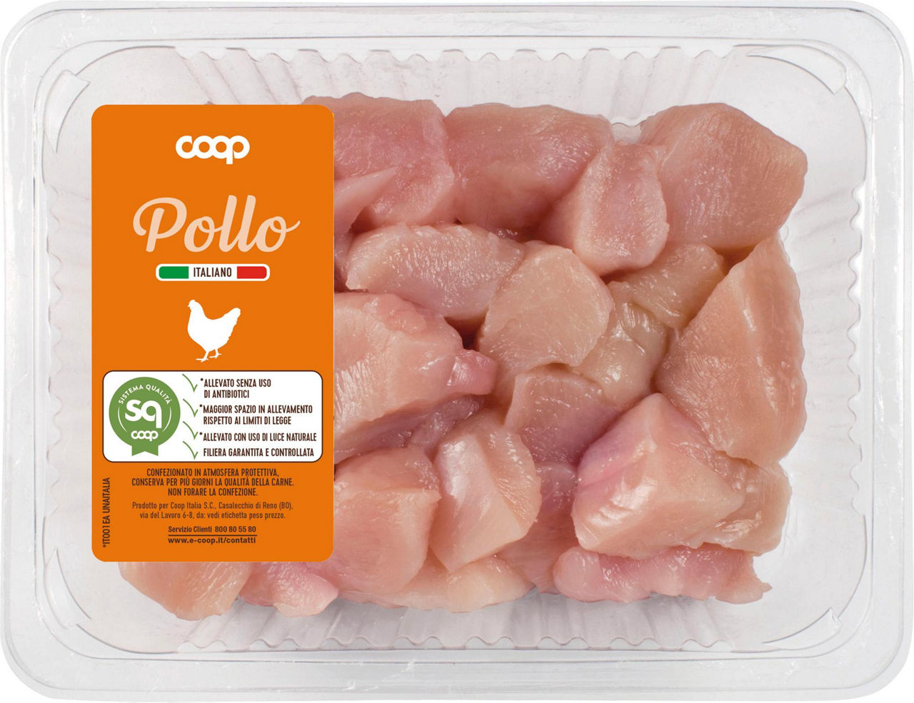 Bocconcini di petto di pollo 400 gr