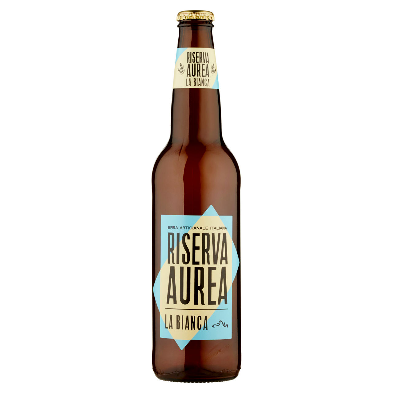 Birra riserva aurea bianca in bottiglia 500 ml - Immagine 01