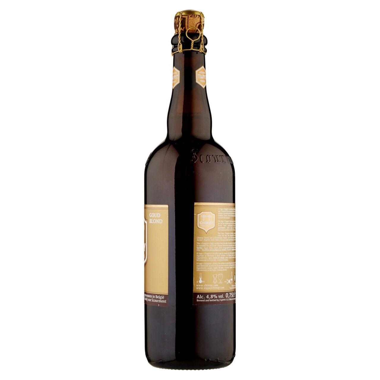 Birra chimay dore' 4,8 gradi bottiglia ml 750 - Immagine 51