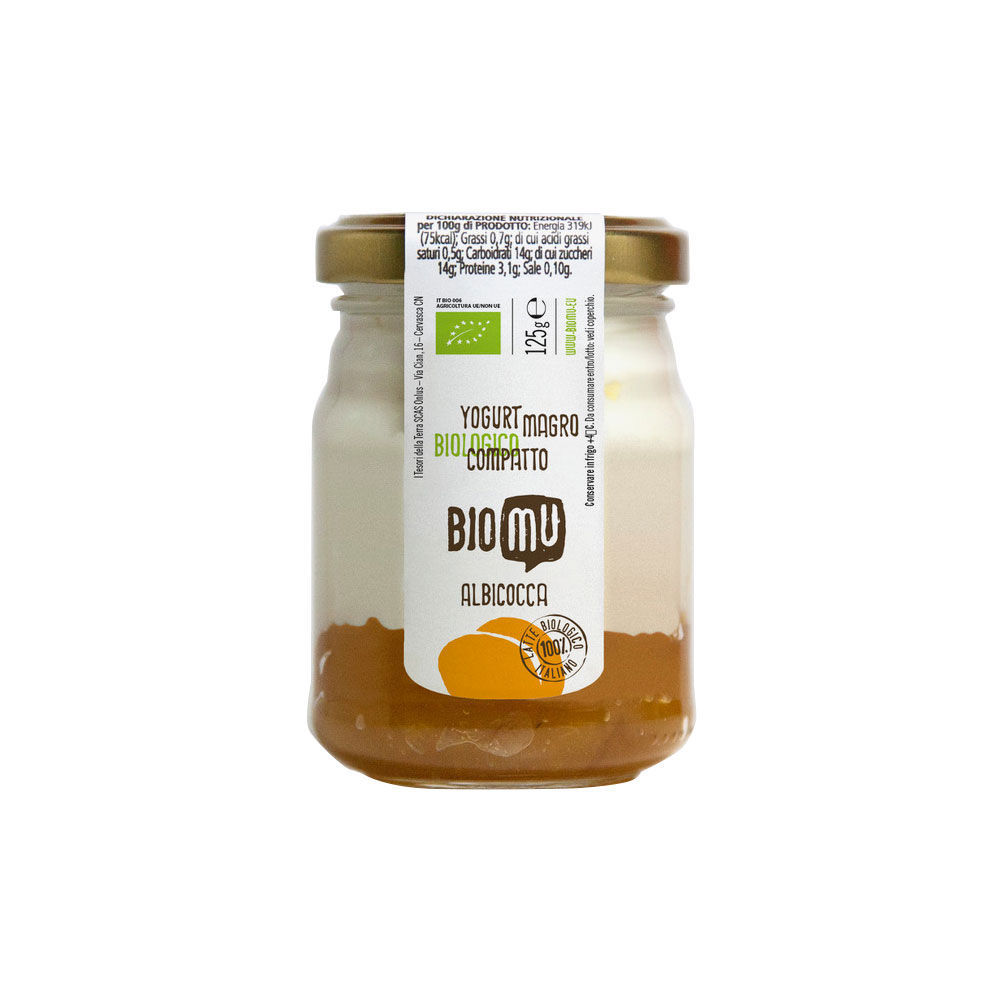 Yogurt magro bio al'albicocca 125 gr