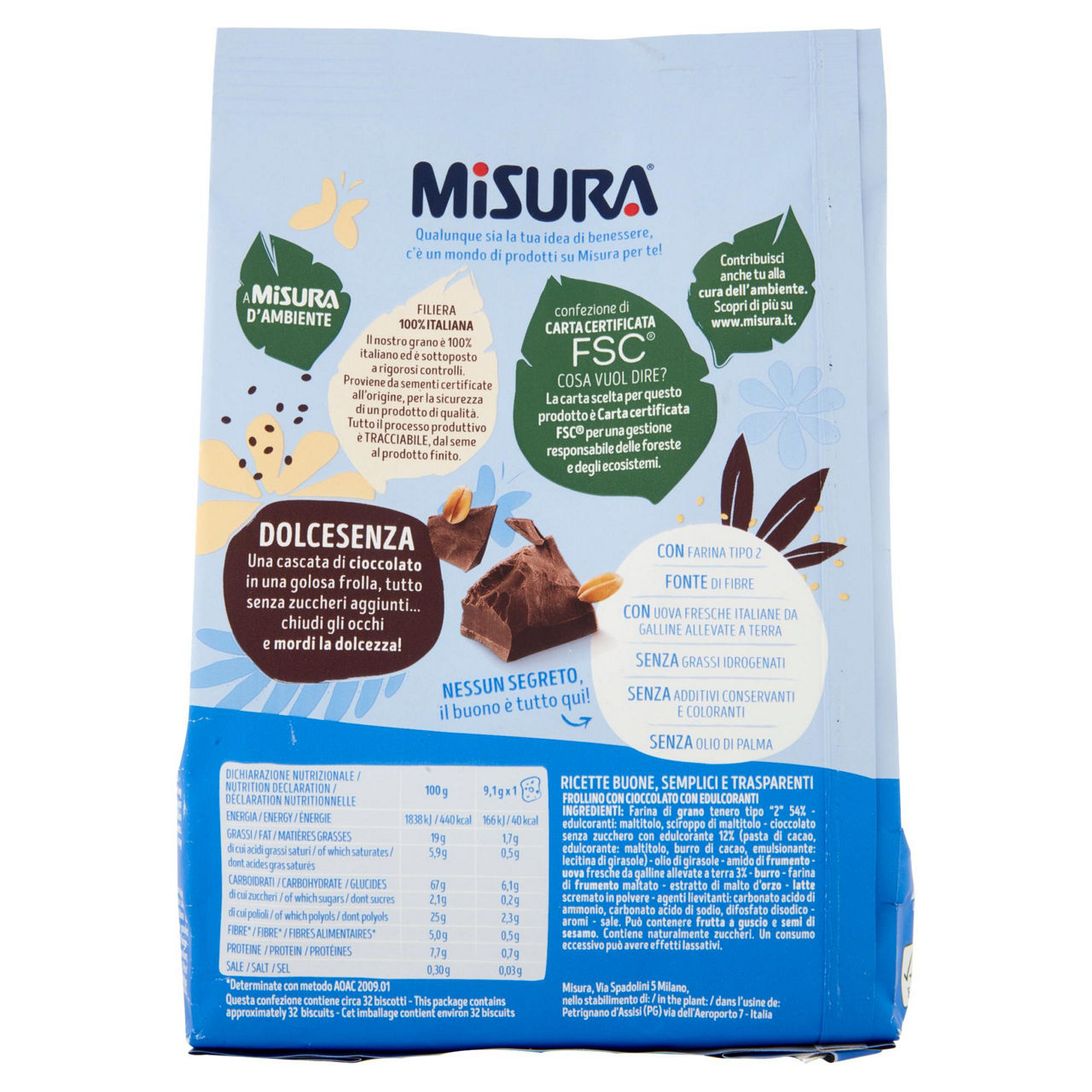 Biscotti frollini con scaglie di cioccolato 290 gr - Immagine 41