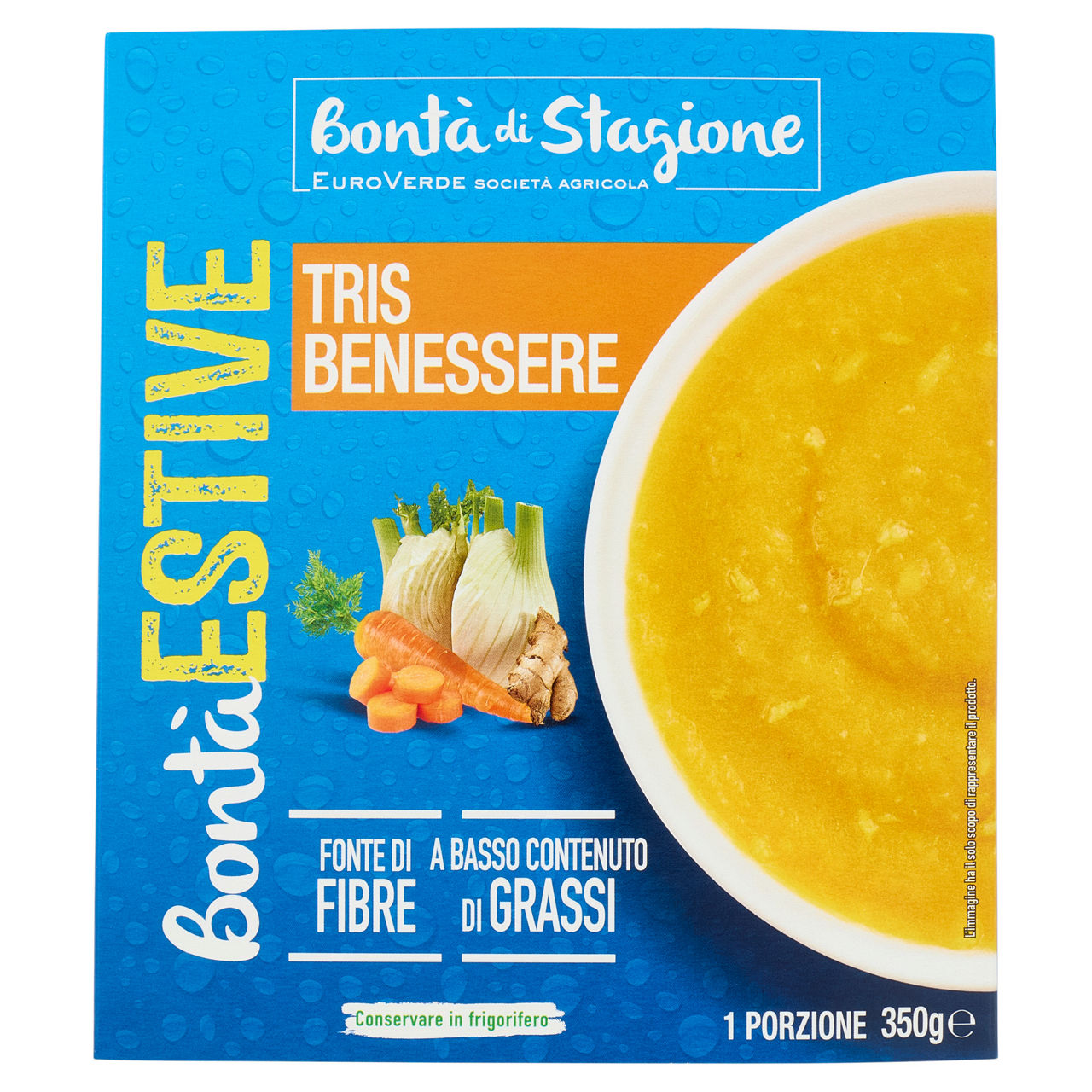 Passato di finocchio carote e zenzero 350 gr