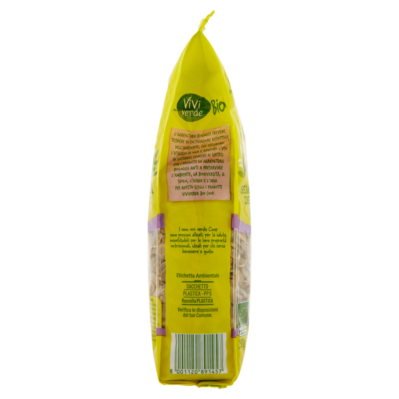 Semi di zucca decorticati bio 250 gr - Immagine 71
