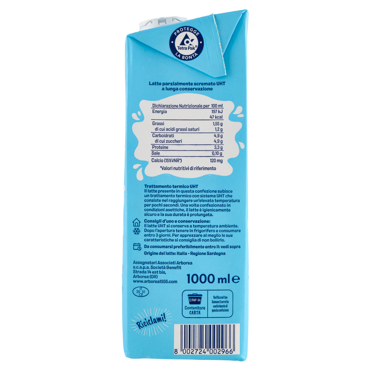 Latte parzialmente scremato 1 lt - Immagine 11