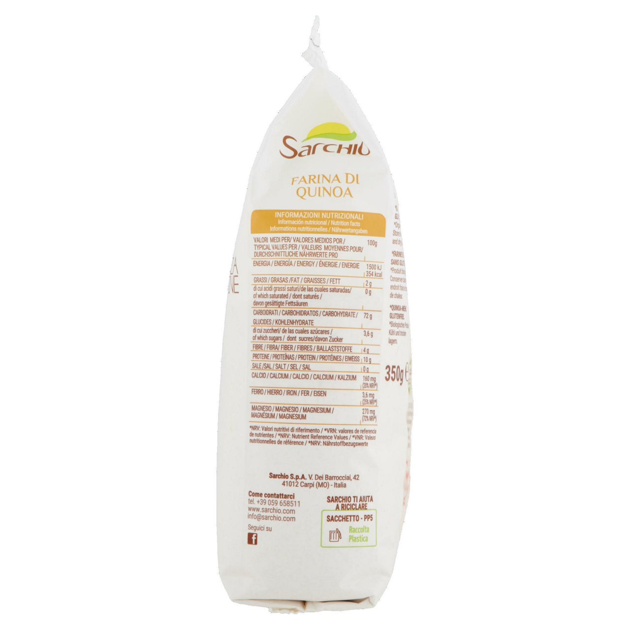 Farina di quinoa bio senza glutine 350 gr - Immagine 31