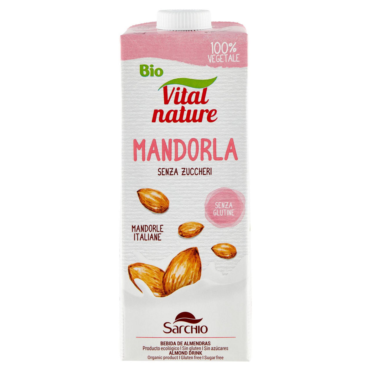 Bevanda di mandorla bio senza zuccheri 1 lt