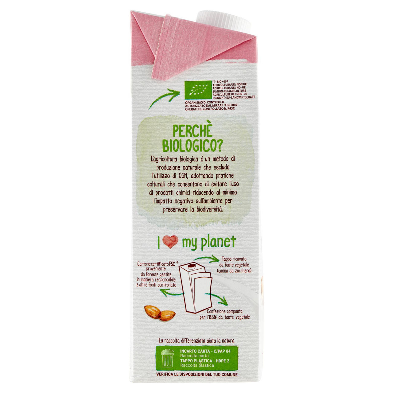 Bevanda di mandorla bio senza zuccheri 1 lt - Immagine 41