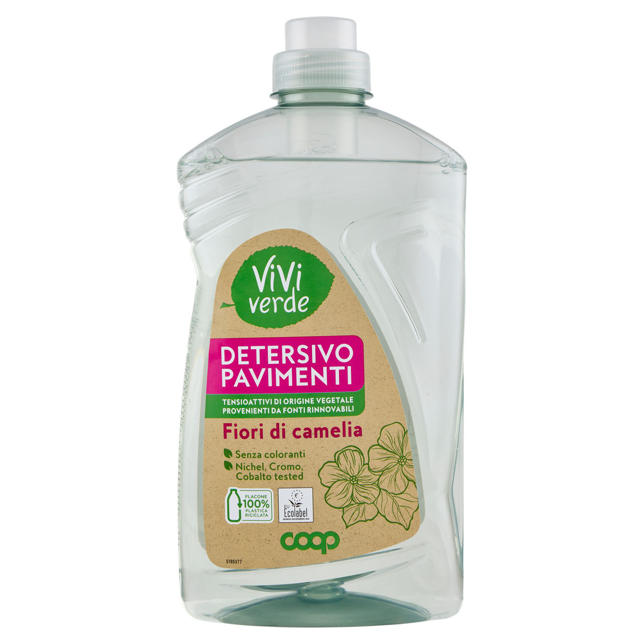 Detersivo pavimenti vivi verde 1 litro - Immagine 01