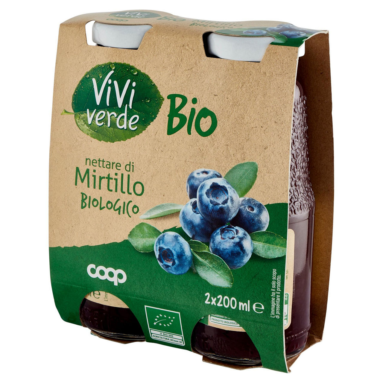 Nettare di mirtillo biologico vivi verde 2 x 200 ml - Immagine 41
