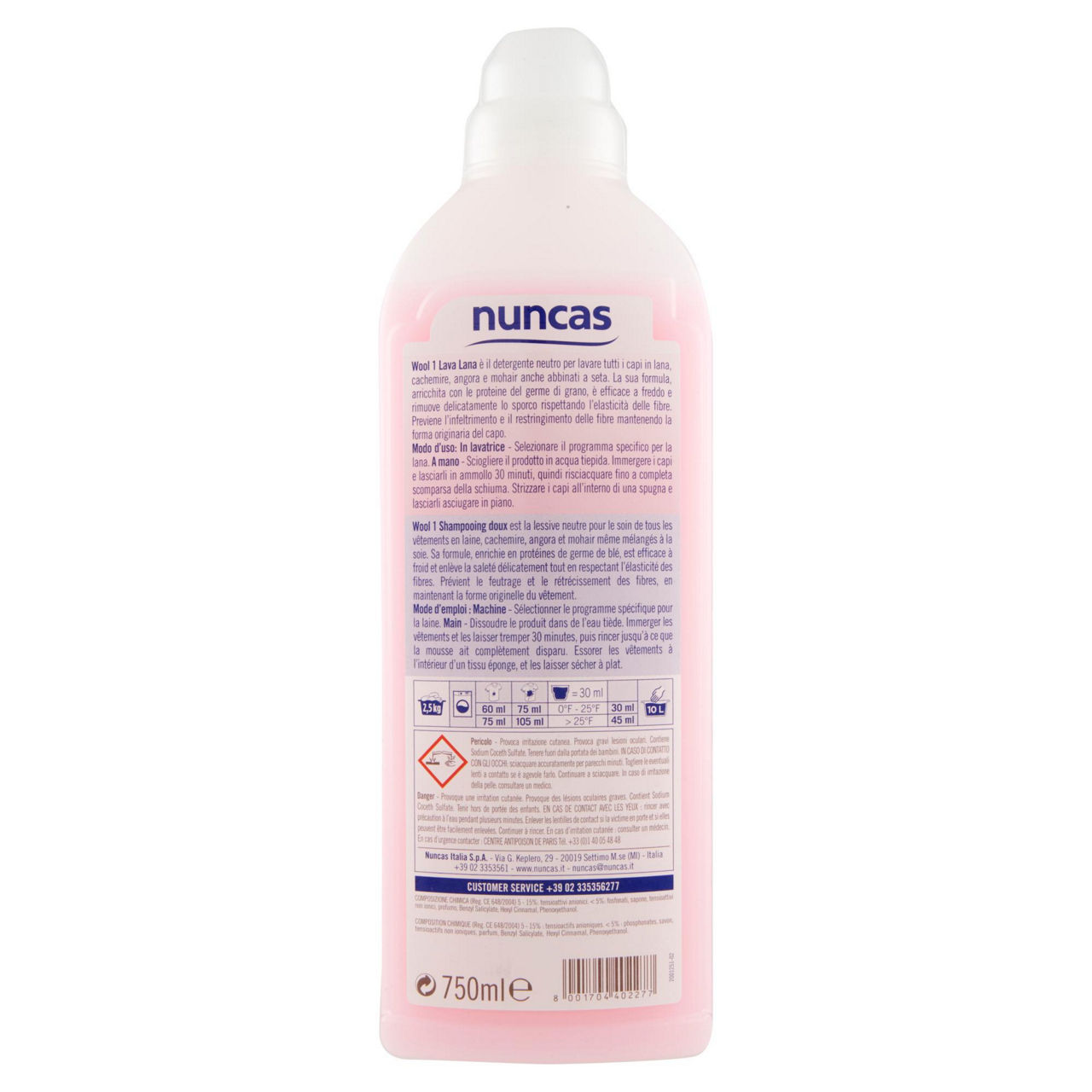 Detergente lavatrice Lava Lana 750 ml - Immagine 51