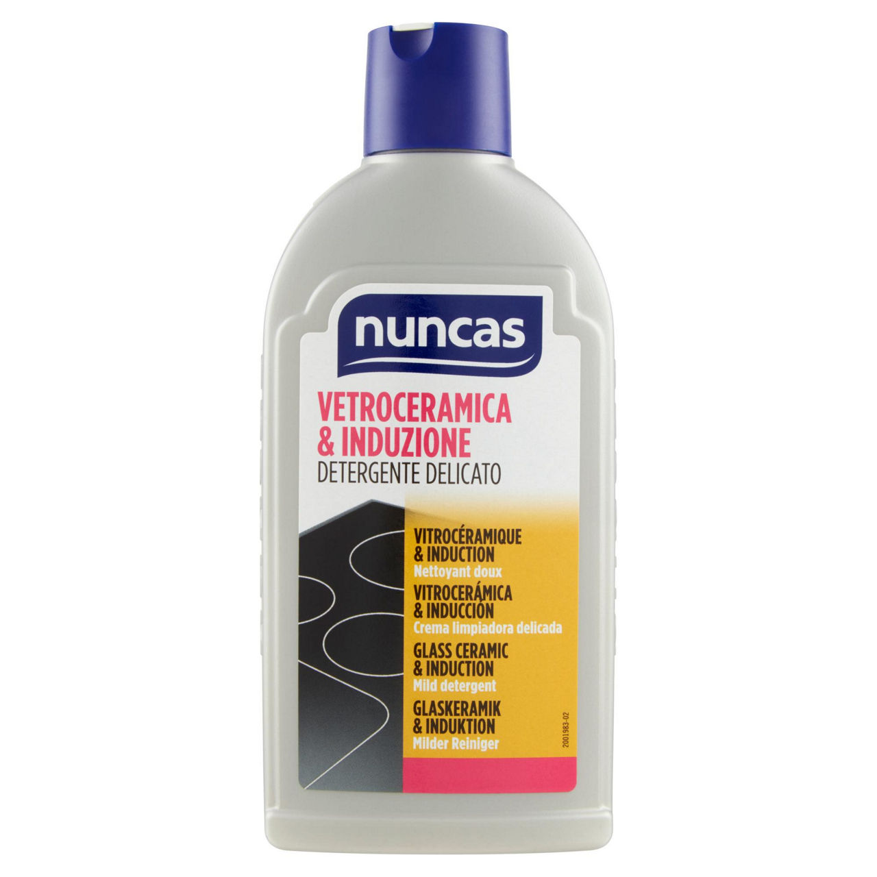 Detergente superfici nuncas vetroceramica e induzione crema 250ml - Immagine 01