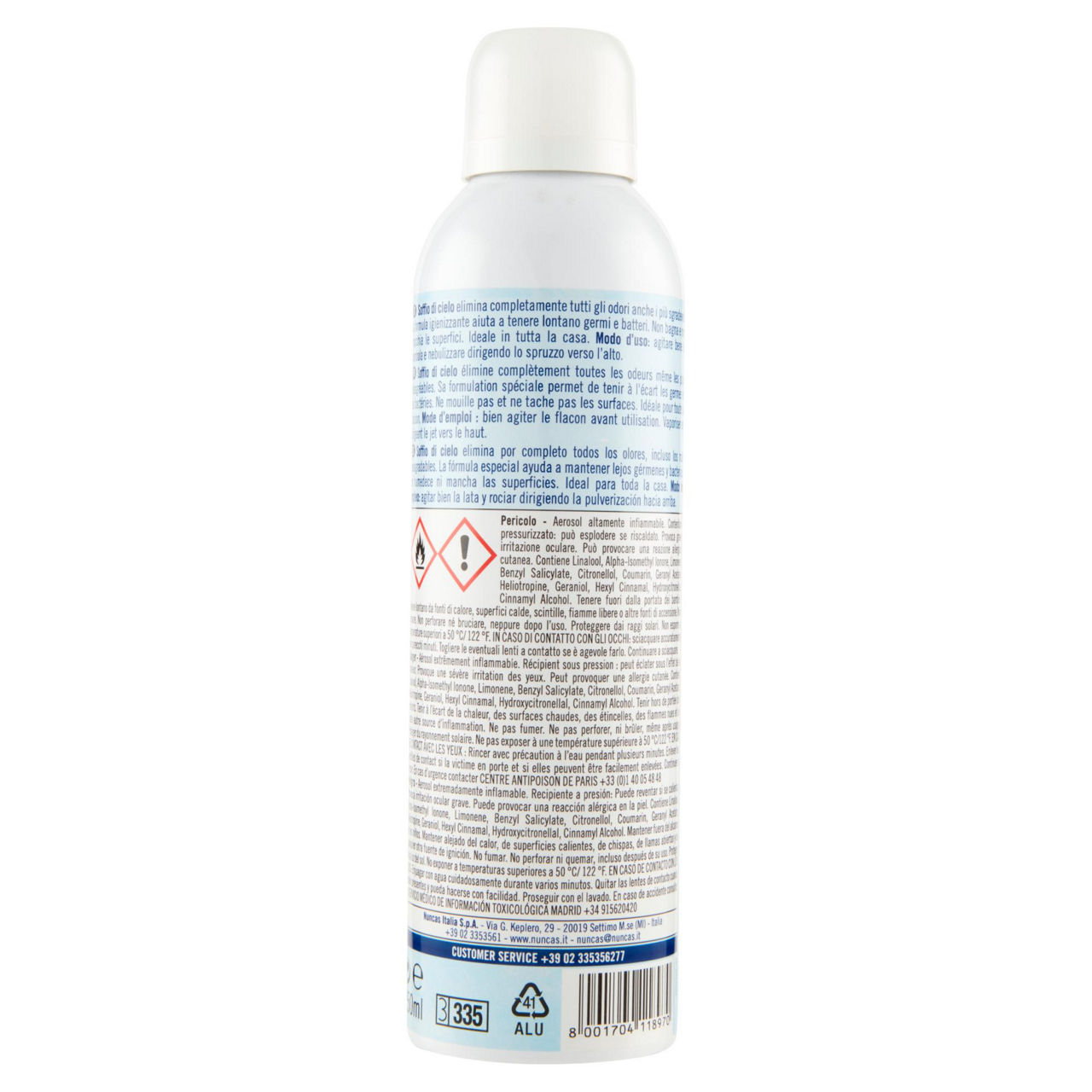 Cattura odori nuncas neutralizza odori soffio di cielo spray 250ml - Immagine 31