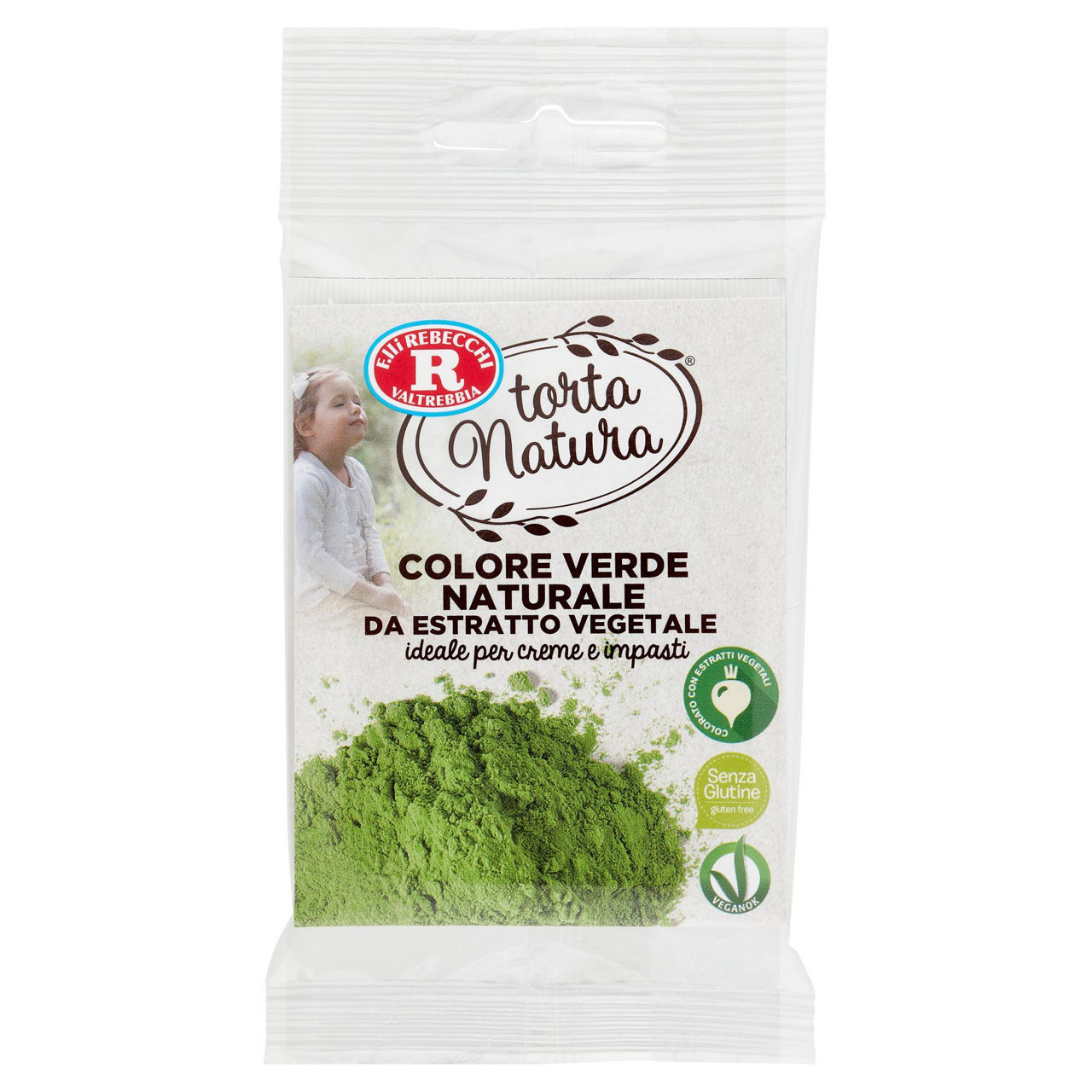 Colorante per dolci in polvere verde 8 gr - Immagine 01