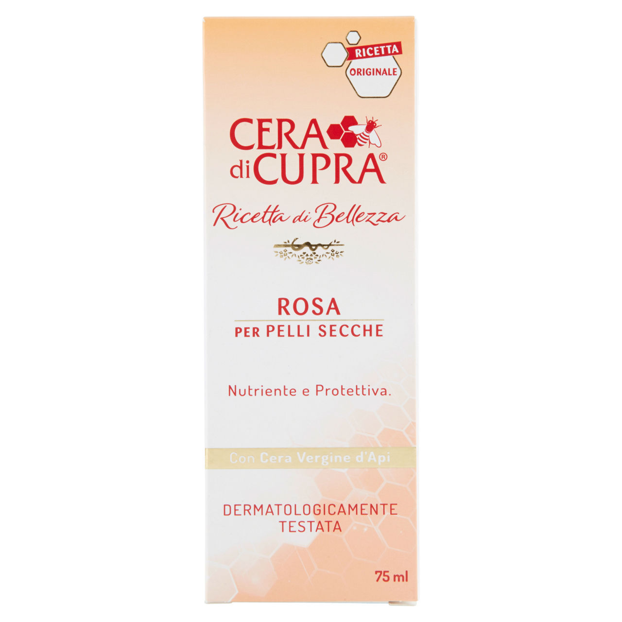 Crema viso rosa per pelli secche nutriente e protettiva 75 ml - Immagine 01
